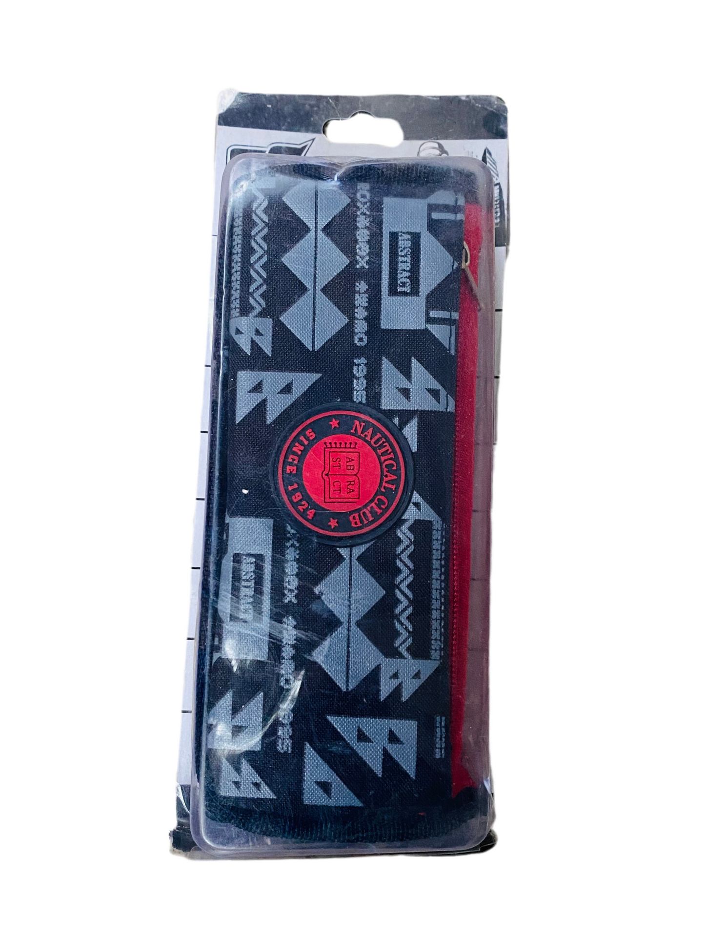 Zipper Case Red & Black Multi Pockets Pouch for Boys & Girls