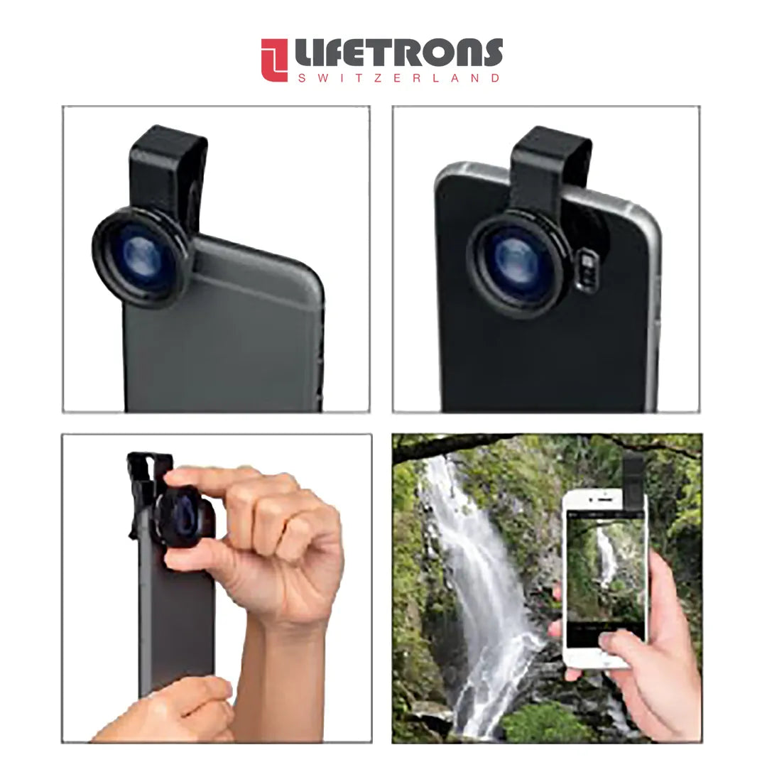 Lifetrons Photo Essentials 3 In 1 Travel Lens Set (FG-6030N3IN1-BK)