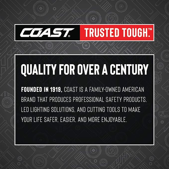 COAST® LED Head Torch 100 lm, 39 m Range