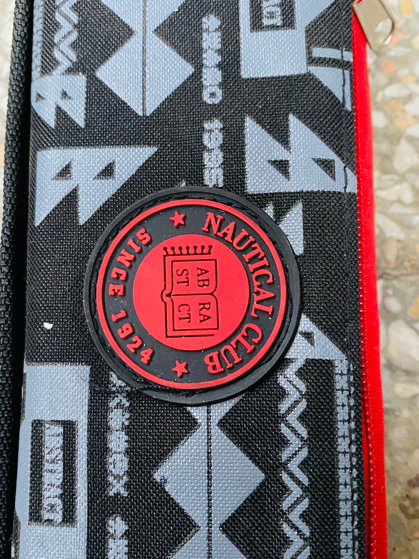 Zipper Case Red & Black Multi Pockets Pouch for Boys & Girls