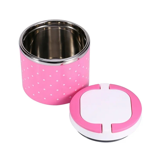 1000ml Lunch Box Food Container,1-3 Layer Stainless Steel Insulation Thermo Thermal Lunch Box Food Container Hot, Picnic Food Container