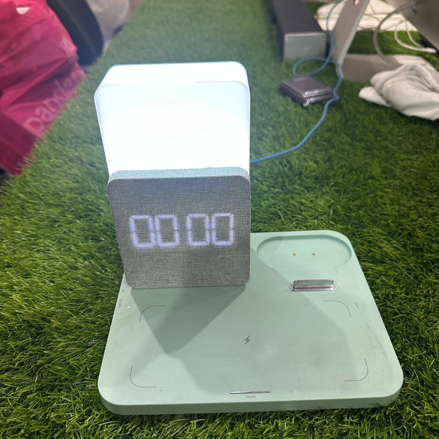 Like A New Wireless Charging Dock Alarm Clock with Wireless Charging, Night Light, Wireless Charger for iPhone 12/13/14 Pro