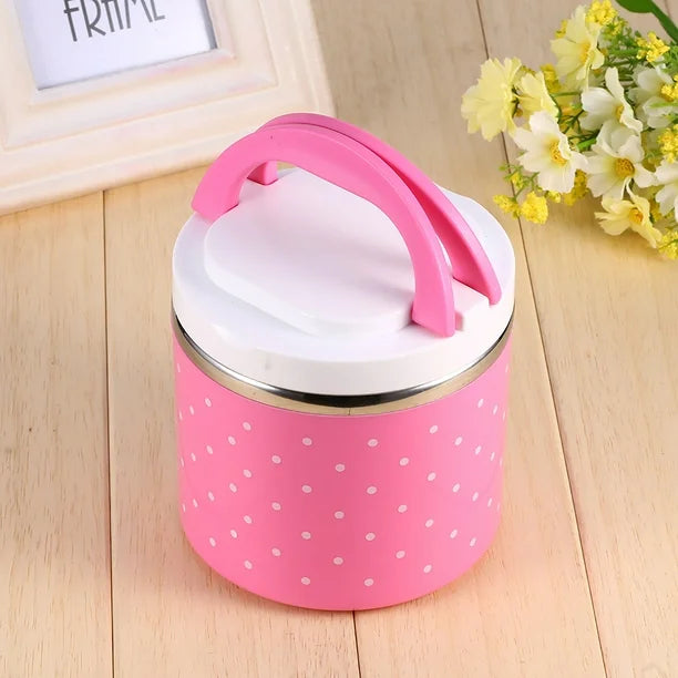 1000ml Lunch Box Food Container,1-3 Layer Stainless Steel Insulation Thermo Thermal Lunch Box Food Container Hot, Picnic Food Container