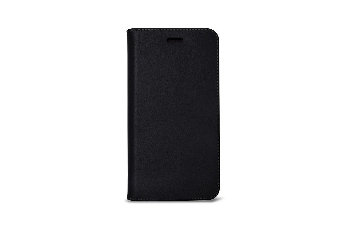 LUCRIN Wallet Case for iPhone 11 Pro Black / Brown - Smooth Leather