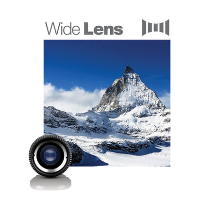 Lifetrons 3 In 1 Pro Travel Multi-function Mobile Phone Lens - (5x Magnifier, CPL Polarizer, Ultra-Wide Angle)
