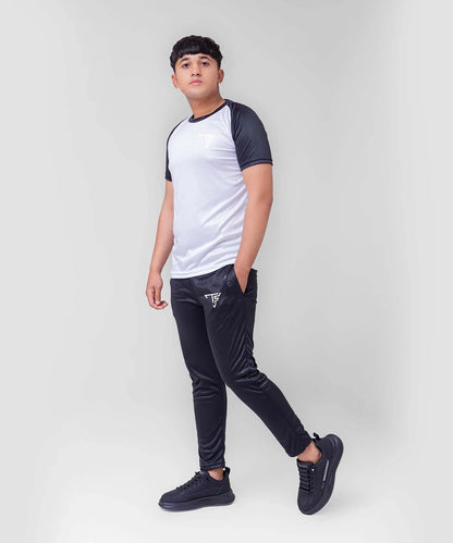 Men’s Premium Black & White Sportswear Tracksuit For Summer
