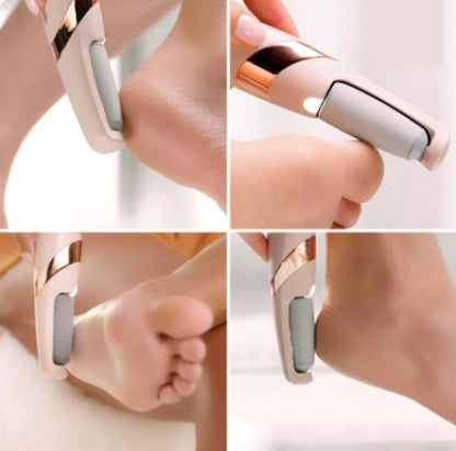 Pretty Girl Flawless Pedicure Electronic Tool - Gentle and Effective Foot Care for Removing Dead Skin, Calluses, and Achieving Salon-Smooth Feet
