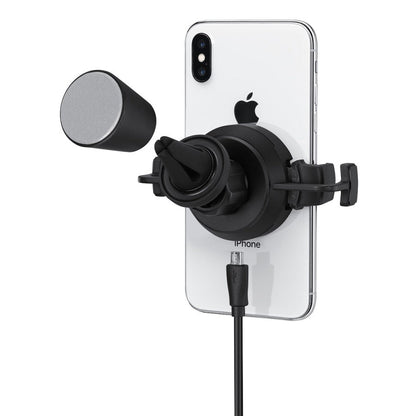 Mophie Car Charger Stream Qi Wireless Vent Mount Made for Apple, Samsung and Other Qi Enabled Smartphones - Black