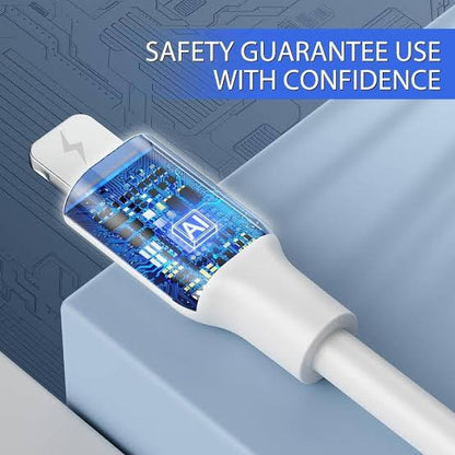 1HORA 2.1A 1m USB-A to Lightning Fast Charging and Data Sync TPE Cable