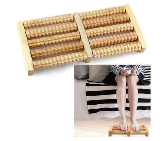 Wooden Foot Roller For Plantar Fasciitis Relief, Heel, Arch, Muscle Aches, Foot Pain, Stress Relief - 6 Roller