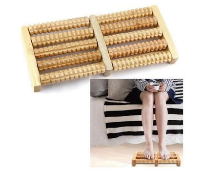 Wooden Foot Roller For Plantar Fasciitis Relief, Heel, Arch, Muscle Aches, Foot Pain, Stress Relief - 6 Roller