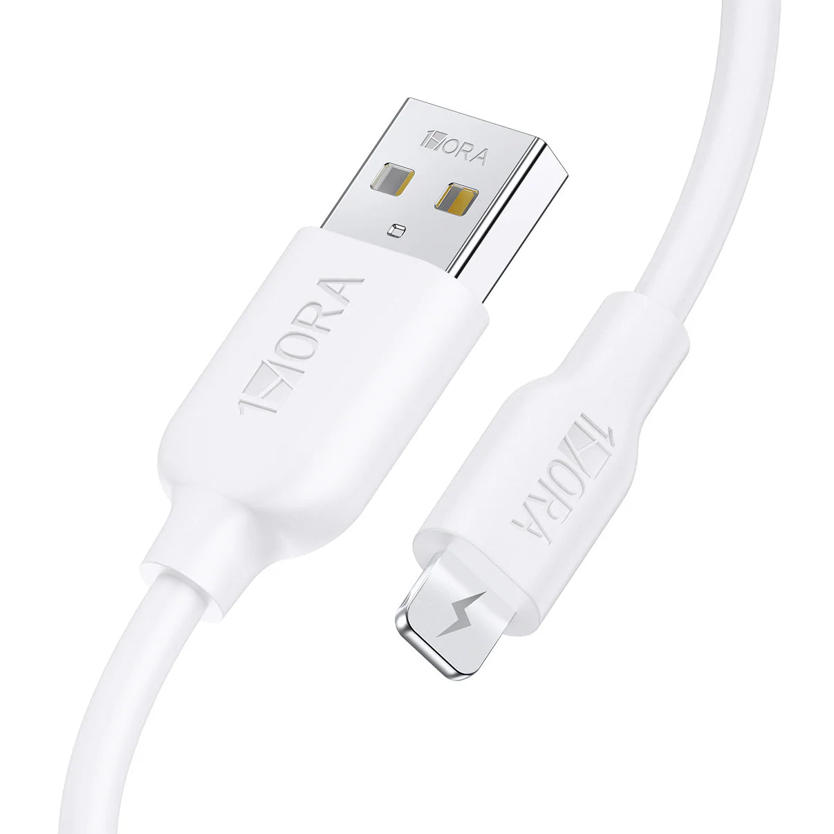 1HORA 2.1A 1m USB-A to Lightning Fast Charging and Data Sync TPE Cable