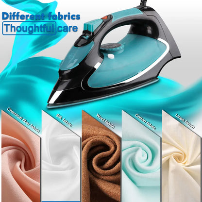 RAF Electric Steam Iron, Ceramic Coated Plate Flat Iron Home Appliances 2400W, R.1193G