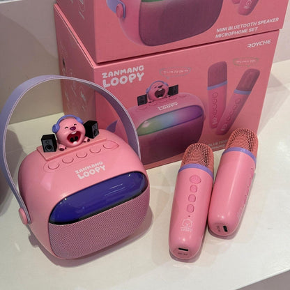 Zanmang Loopy Wireless Bluetooth Speaker Set with 2 Microphones