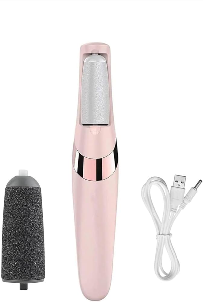 Pretty Girl Flawless Pedicure Electronic Tool - Gentle and Effective Foot Care for Removing Dead Skin, Calluses, and Achieving Salon-Smooth Feet
