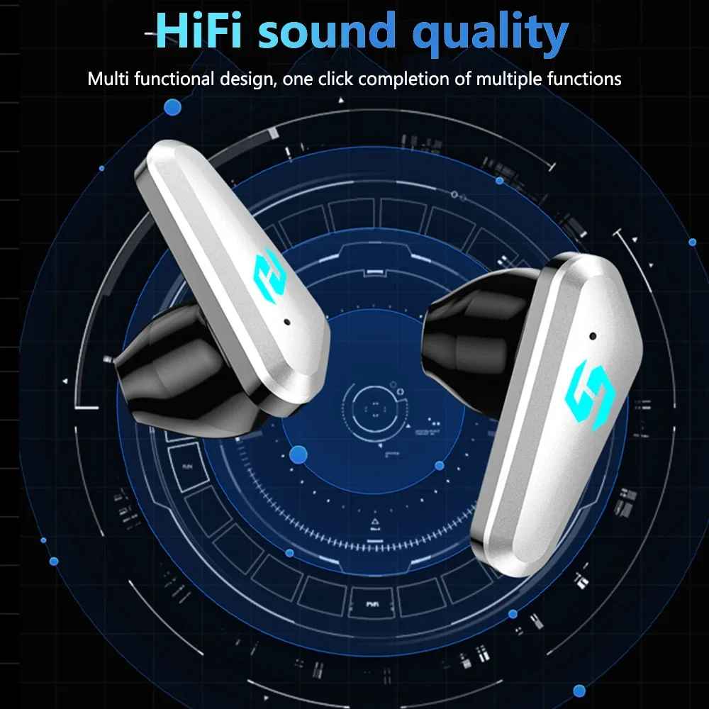 X35 Wireless 5.3 Bluetooth Earphone Headphones Outdoor Sport Headset With Charging Bin Display Touch Control Earbuds for Music