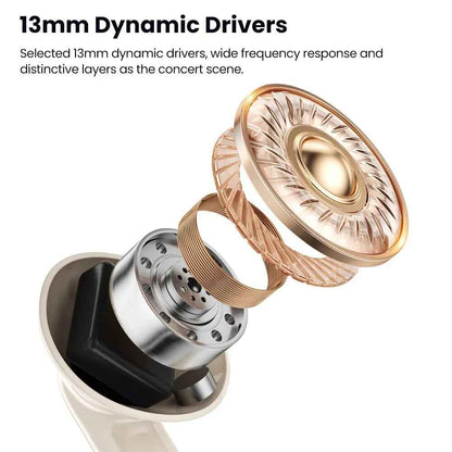 Toocki Y913 Wireless Earphones TWS Bluetooth 5.3 Headphone Sports Headset HIFI Music Earbuds With Microphone