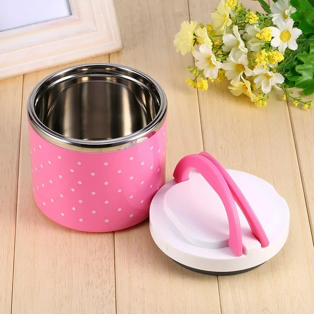 1000ml Lunch Box Food Container,1-3 Layer Stainless Steel Insulation Thermo Thermal Lunch Box Food Container Hot, Picnic Food Container