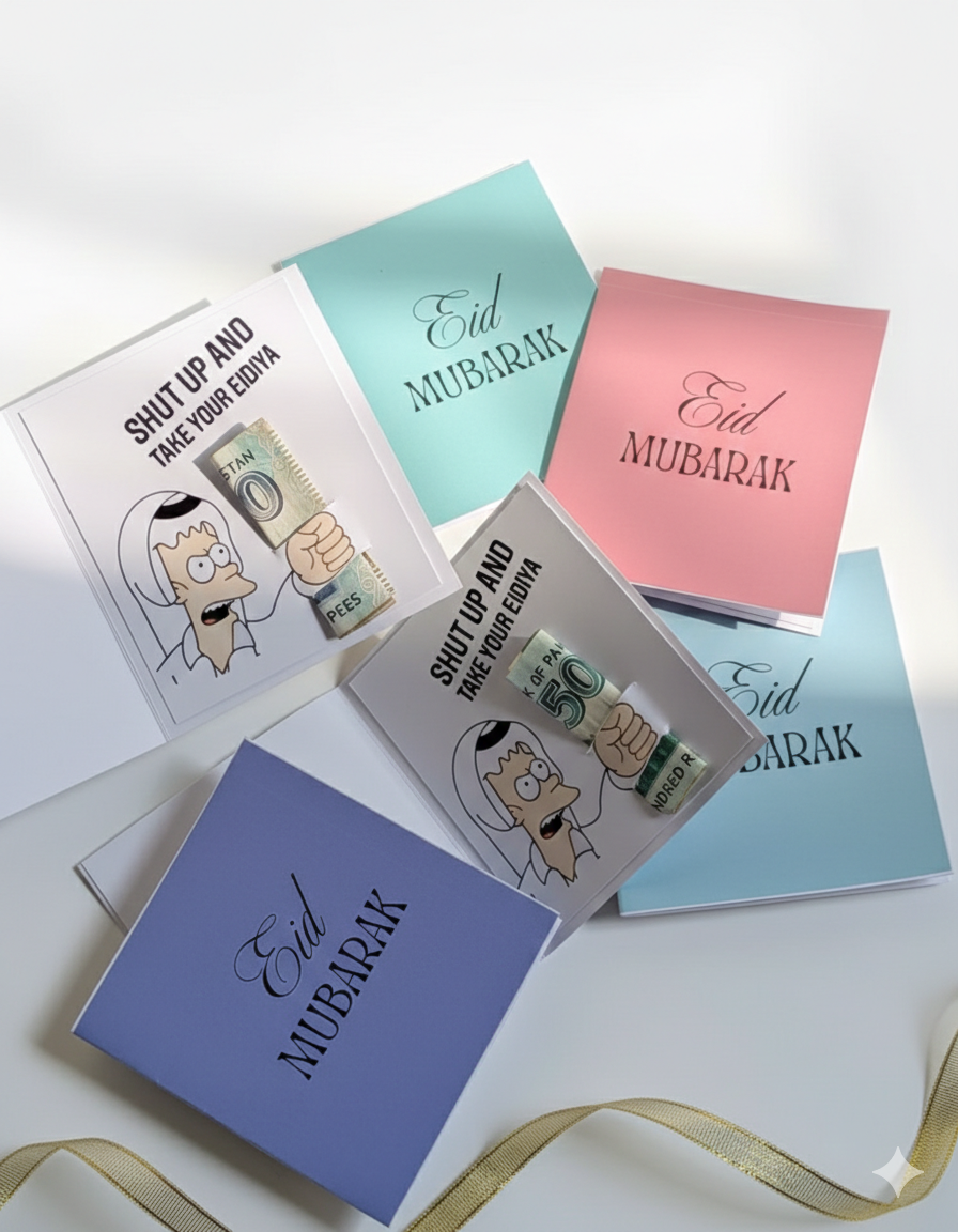 Funny Meme Eid Money Envelopes (Set of 3)