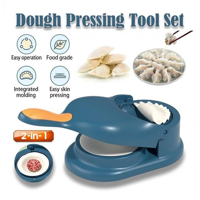 2 In 1 Dumpling Maker,Dumpling Press Skin Maker Machine,Manual Dumpling Maker Mould,Multifunctional Dumpling Wrapper Making Tools for Making Dumplings and Ravioli