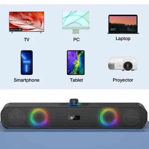 1Hora Bocina Bluetooth Speaker BOC241 - Portable Sound, Powerful Bass
