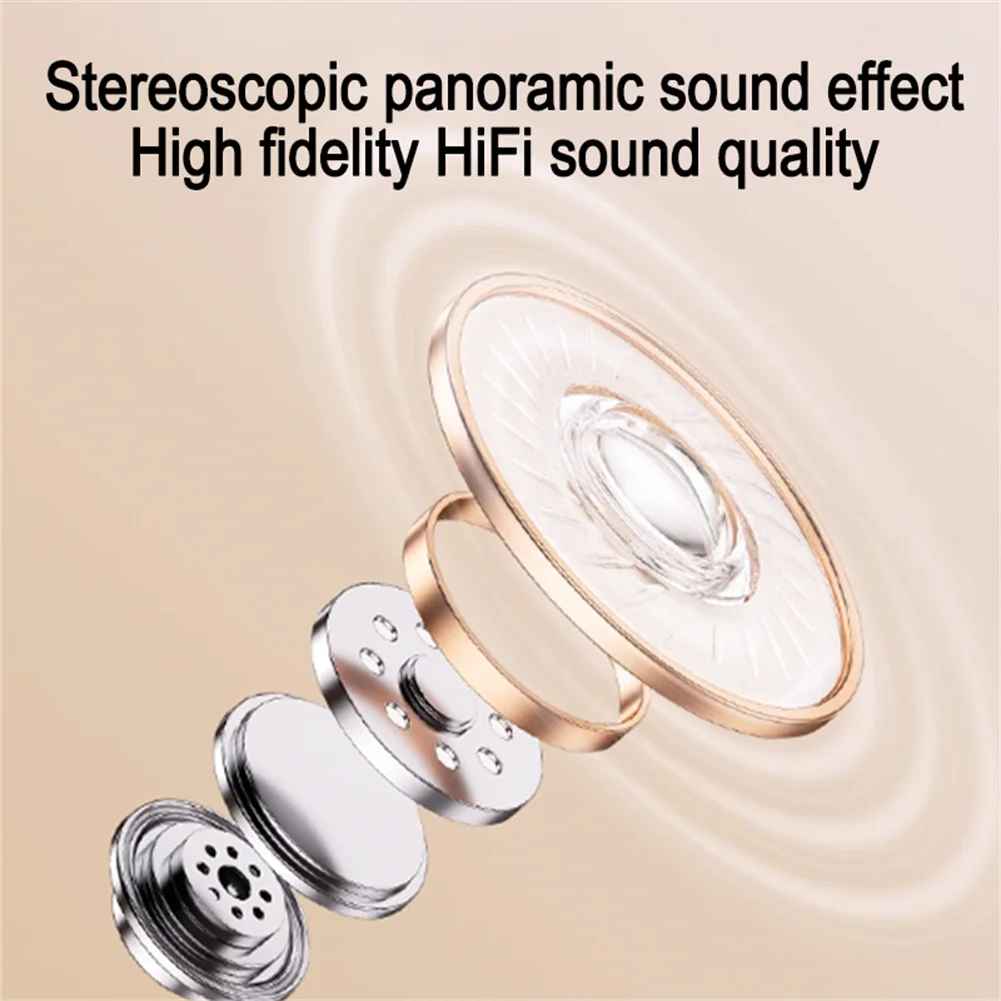 J32 Wireless Headset 4 Wireless Earphone With Charging Case Stereo Hidden V5.3 Waterproof Headphones