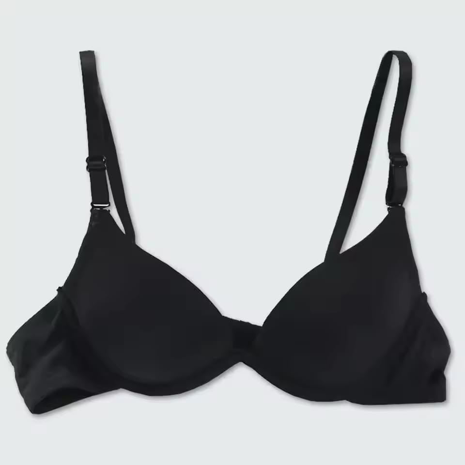 Black Color Small Bust Sexy Deep V Cup Bra For Women Push Up Lingerie Seamless Bralette Deep U Plunge Intimates Brassiere