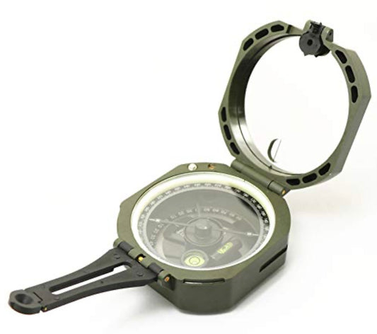 New in The Box Professional Geological Military M2 Transit Pocket Artillary Compass for Hiking Camping Outdoors