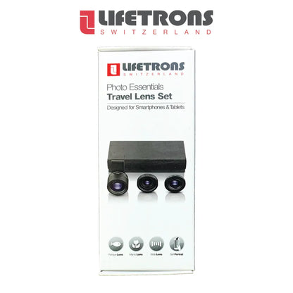 Lifetrons Photo Essentials 3 In 1 Travel Lens Set (FG-6030N3IN1-BK)