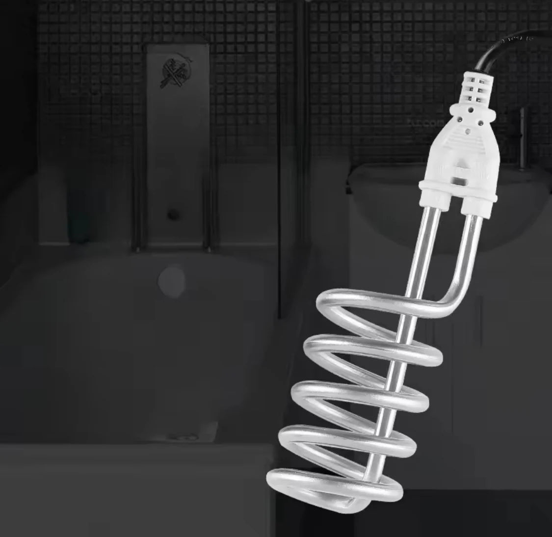 NSG F8 2000W Water Heater Rod - Mini Boiler Hot Water Immersion Heater, Portable Water Heating System for Household, Office, Travel Use