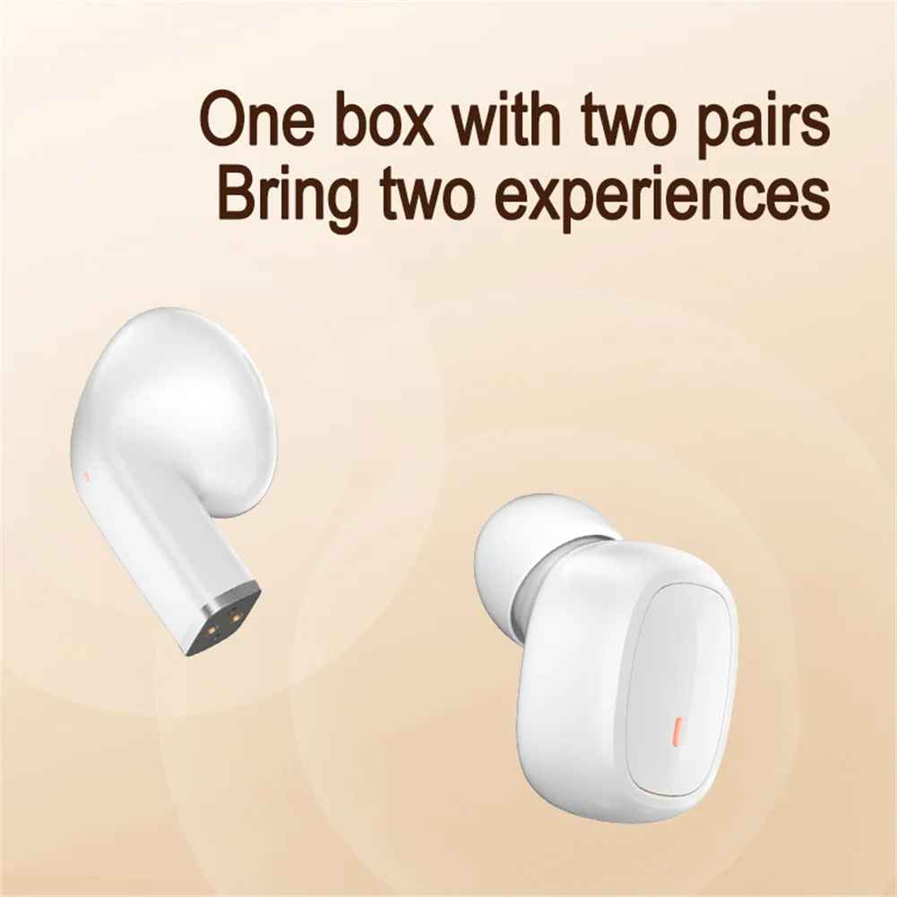 J32 Wireless Headset 4 Wireless Earphone With Charging Case Stereo Hidden V5.3 Waterproof Headphones