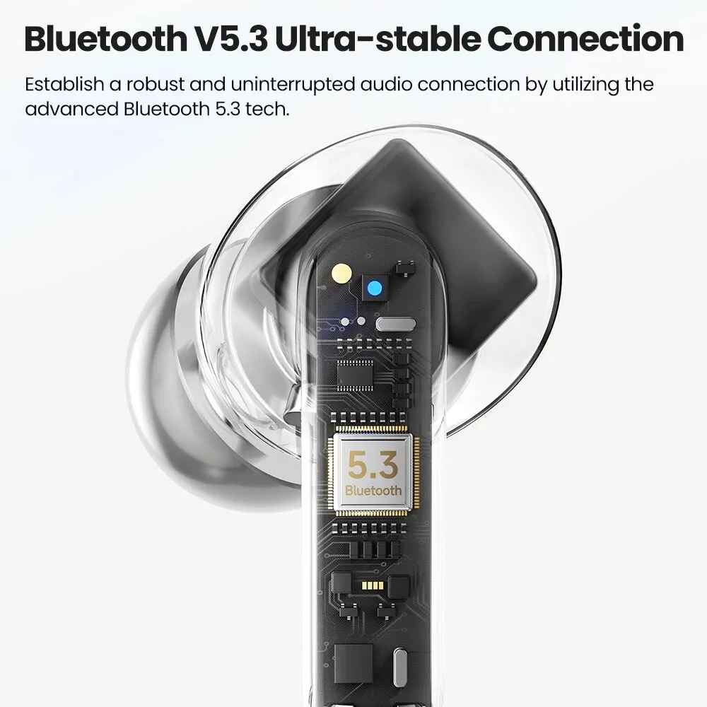 Toocki Y913 Wireless Earphones TWS Bluetooth 5.3 Headphone Sports Headset HIFI Music Earbuds With Microphone