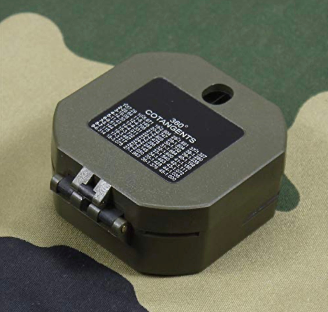 New in The Box Professional Geological Military M2 Transit Pocket Artillary Compass for Hiking Camping Outdoors