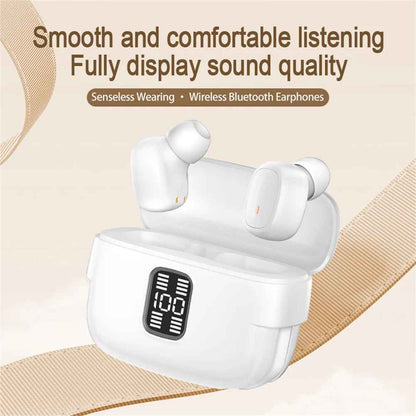 J32 Wireless Headset 4 Wireless Earphone With Charging Case Stereo Hidden V5.3 Waterproof Headphones