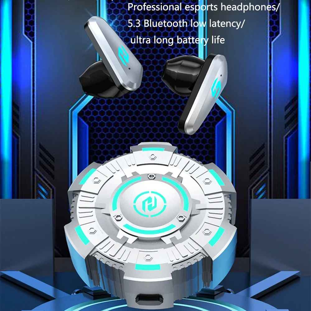 X35 Wireless 5.3 Bluetooth Earphone Headphones Outdoor Sport Headset With Charging Bin Display Touch Control Earbuds for Music