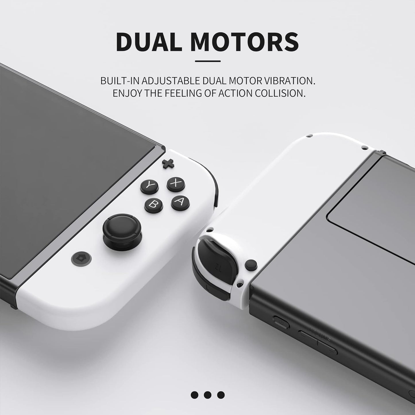 Joy Cons for Switch Nintendo, Replacement for Nintendo Switch Controller, Wireless Left and Right Joy Cons for Switch Nintendo Support Dual Vibration/Wake-up/Screenshot