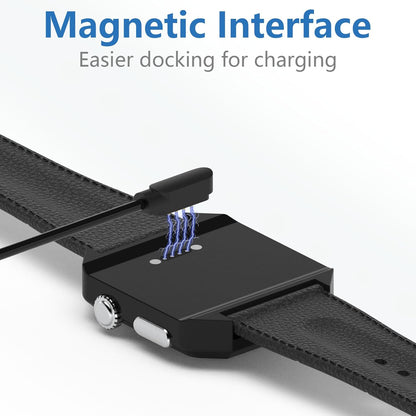 Smart Watch Charger Magnetic 4 Pin for Bluetooth Smart Watches GT88 G3 GT68 KW08 KW18 Y3 KW88 KW98 KW99 KW28 FS08 GV68 KW06 USB Charging Cable Replacement 2FT- Contact Pin Spacing 7.62mm