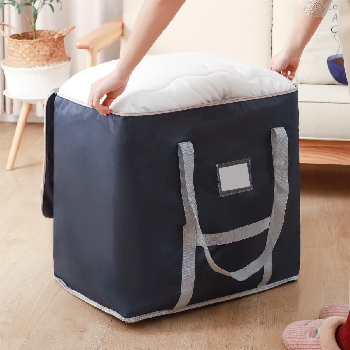 Multipurpose Extra Large Moving Bags Storage Bags Duffle Bags Heavy Duty Tote for Moving, Storage, Camping and Travel (120L)