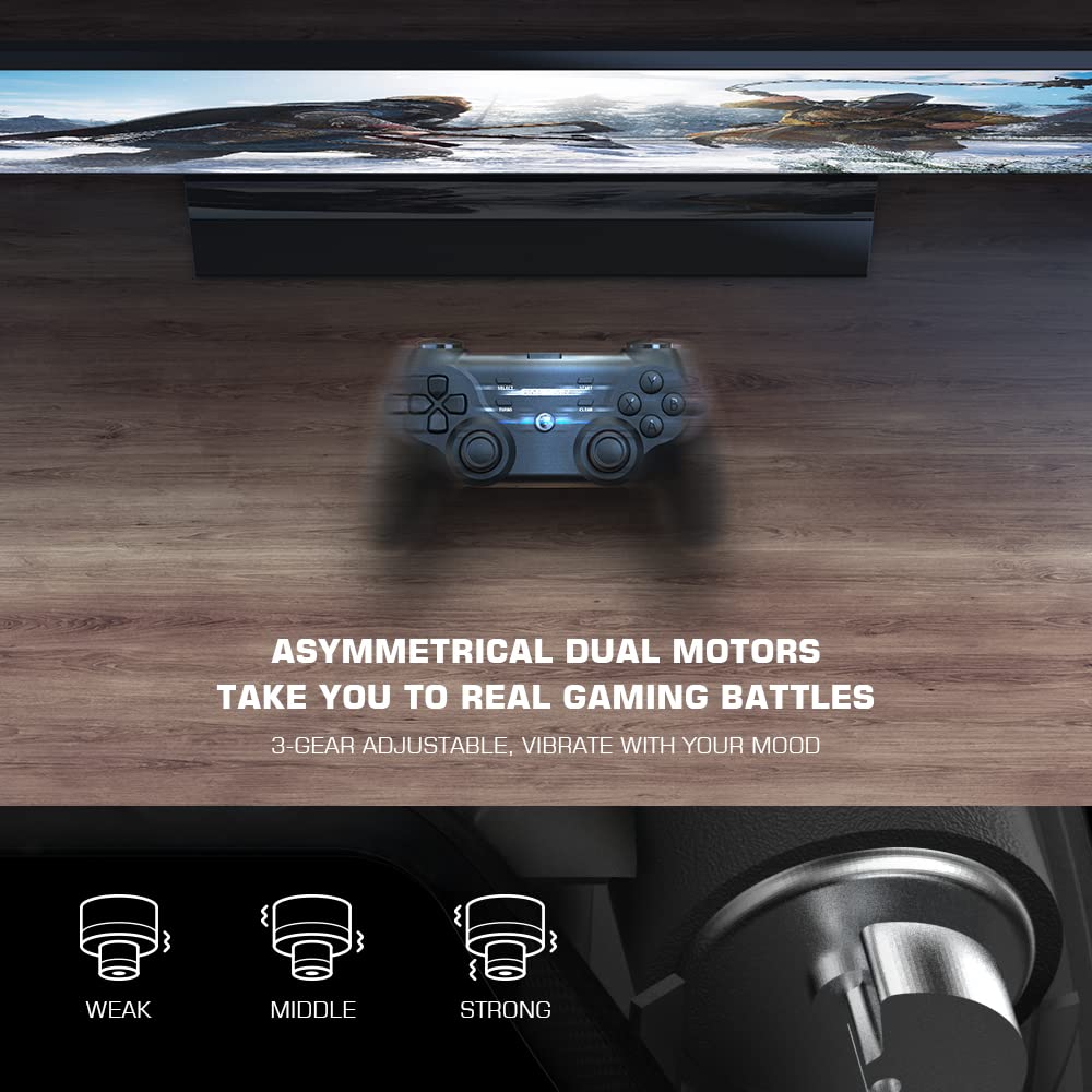 GameSir T3 Wireless Gaming  Controller, PC Controller for Windows 7/8/10/11, Android, Gamepad Joystick with Turbo and Dual Vibration, Gaming Controller for Android TV/TV Box, 40 Hours Working Battery