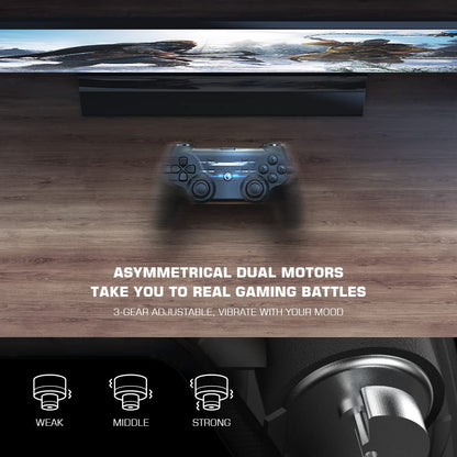 GameSir T3 Wireless Gaming  Controller, PC Controller for Windows 7/8/10/11, Android, Gamepad Joystick with Turbo and Dual Vibration, Gaming Controller for Android TV/TV Box, 40 Hours Working Battery
