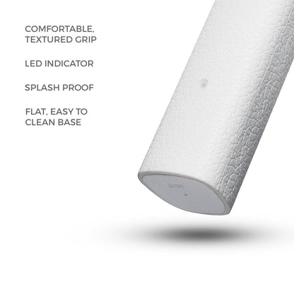 Bruzzoni Electric Toothbrush, White, Scandinavian Design Strong on Plaque Removal