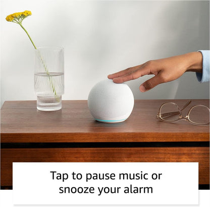 Amazon Echo Dot 5th Gen, Vibrant sounding Alexa speaker, Great for bedrooms, dining rooms and offices