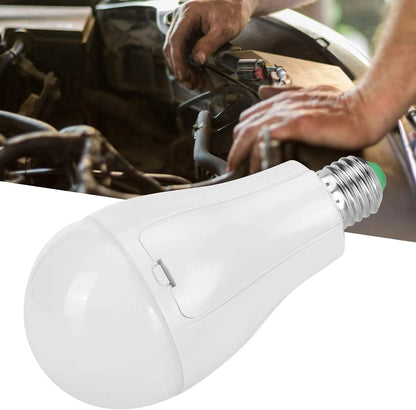 Emergency Rechargeable Light Bulb 20W Soft White Light Bulbs for Home Camping Tent Bulb With 2 Battery