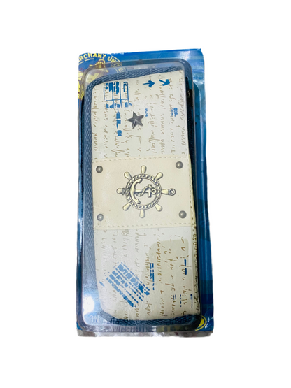 Pirates Ship Pouch – Blue Zipper Case for Kids