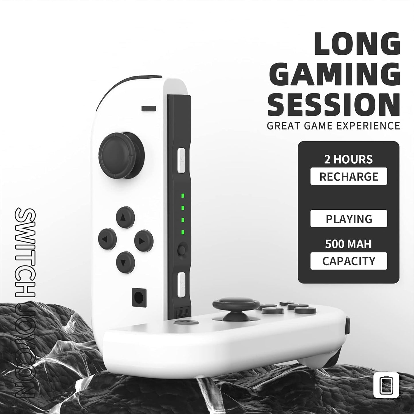 Joy Cons for Switch Nintendo, Replacement for Nintendo Switch Controller, Wireless Left and Right Joy Cons for Switch Nintendo Support Dual Vibration/Wake-up/Screenshot