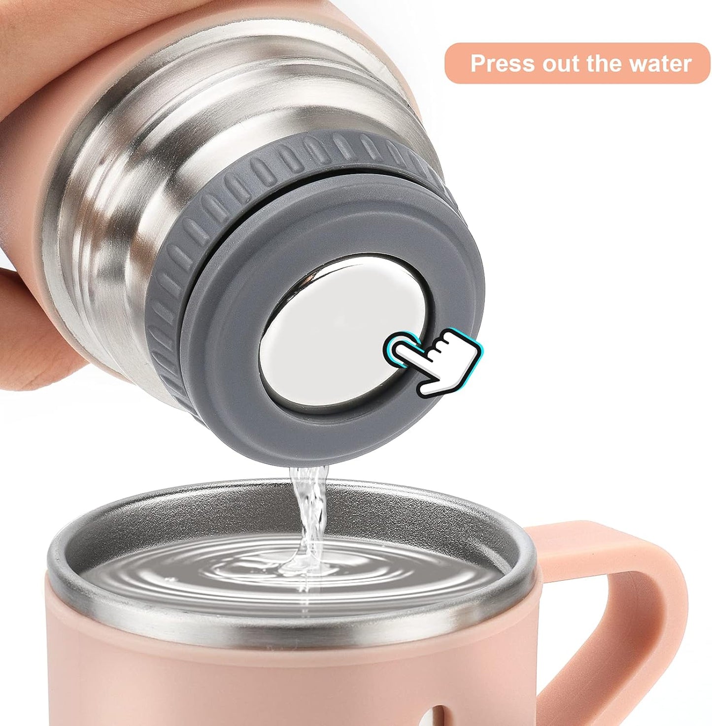Gift Pack Set Stainless Steel Vacuum Flask Set with 3 Steel Cups Combo Coffee Hot Drink and Cold Water Flask Ideal Gifting Travel Friendly Latest Flask Bottle for Hot and Cold Drink Flask Bottle 500ml