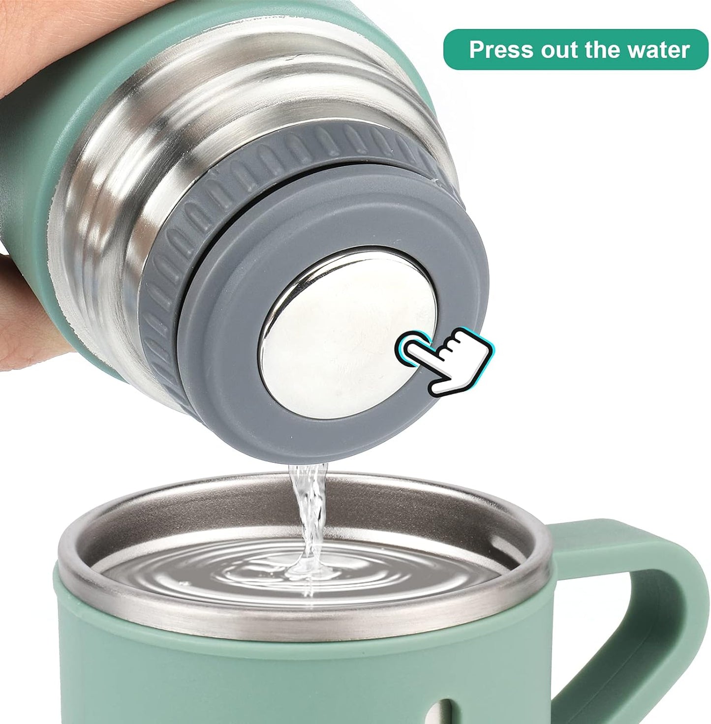 Gift Pack Set Stainless Steel Vacuum Flask Set with 3 Steel Cups Combo Coffee Hot Drink and Cold Water Flask Ideal Gifting Travel Friendly Latest Flask Bottle for Hot and Cold Drink Flask Bottle 500ml