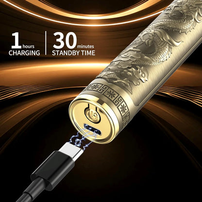 Beard Trimmer for Men-Hair Clippers for Men-Cordless Rechargeable Hair Clipper and Trimmer-Beard Shaver Barbershop（Gold）