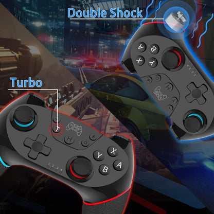 Switch Controller, Wireless  Pro Controller for Switch/Switch Lite/Switch OLED, Switch Remote Gamepad with Joystick, Adjustable Turbo Vibration, Ergonomic Non-Slip