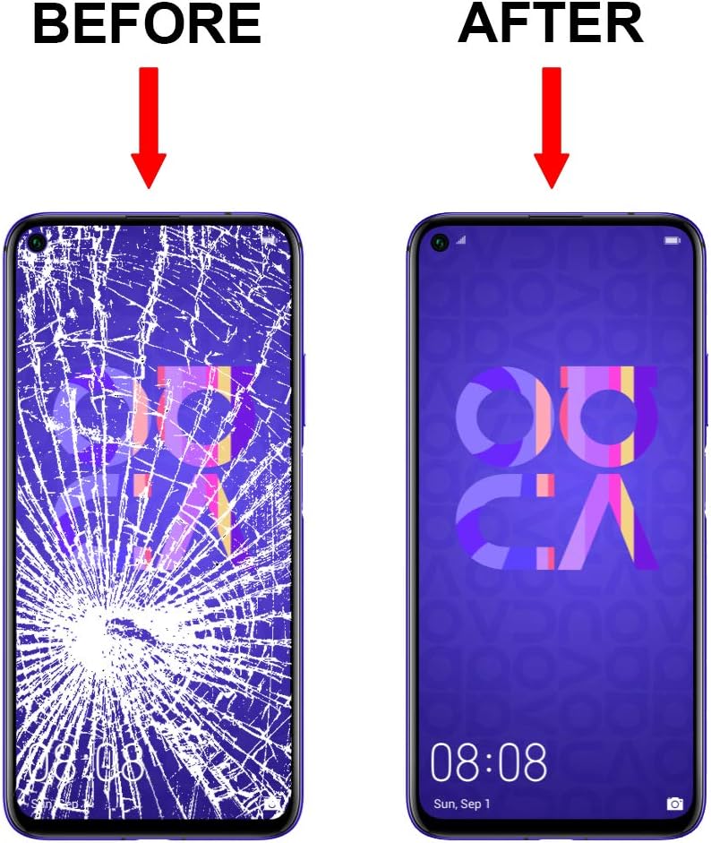 MMOBIEL Touch Screen Compatible with Huawei Nova 5T - 6.26 inch 2019 - Glass Replacement Kit - Tool Kit Included - Black